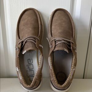Hey Dude Welsh Grip Men's Brown Loafers Slip Ons (sz 11)